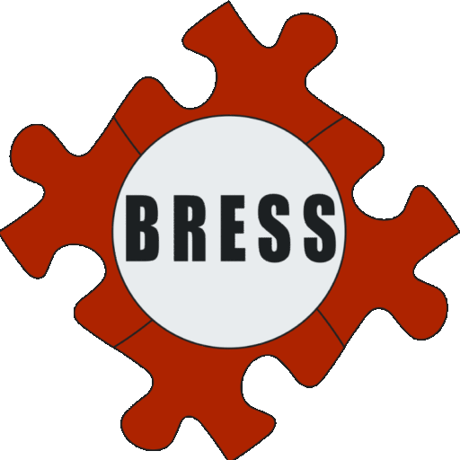 BRESS logo - red